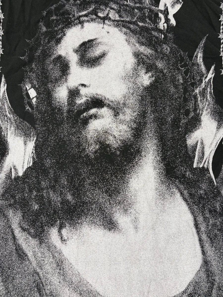SS2016 Givenchy Black Jesus Religious Polo by Riccardo Tisci hqXaEbN 4