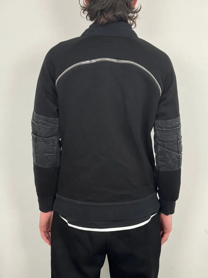 AW2016 Givenchy Black Back-Zip Denim Sweater by Riccardo Tisci eIAFqAG 2