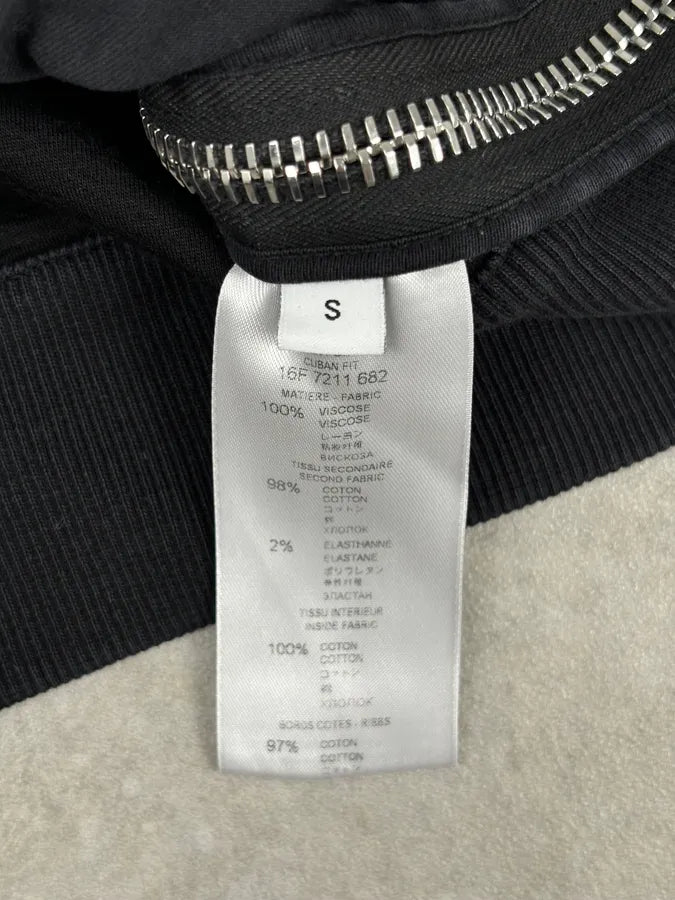 AW2016 Givenchy Black Back-Zip Denim Sweater by Riccardo Tisci eIAFqAG 6