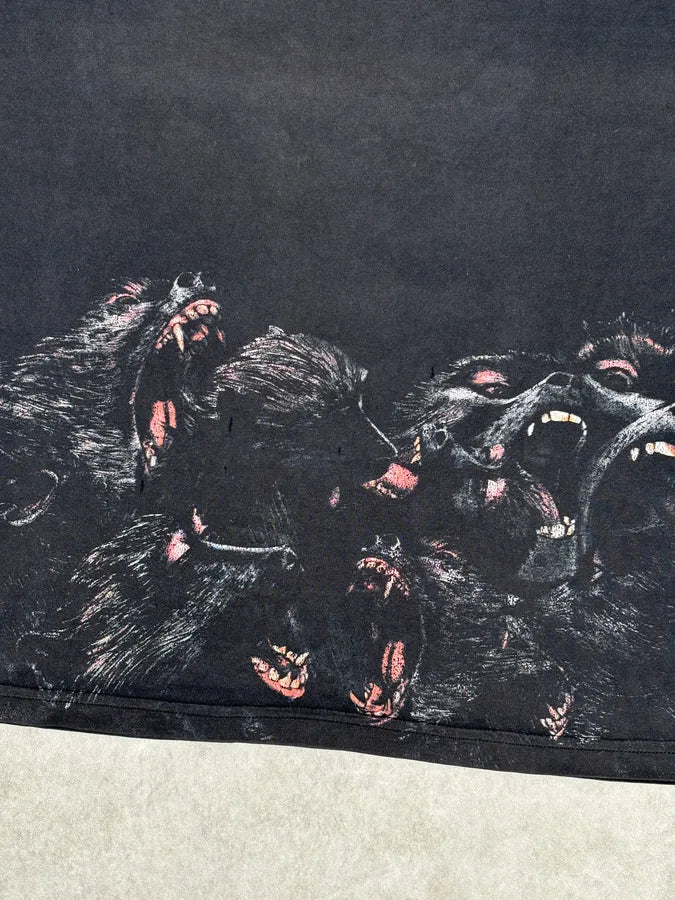 SS2017 Givenchy Black Monkeys Monster T-Shirt by Riccardo Tisci EORzwsI 6