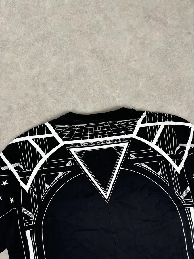 SS2016 Givenchy Black Geometric Print T-Shirt by Riccardo Tisci lkAGvNb 5