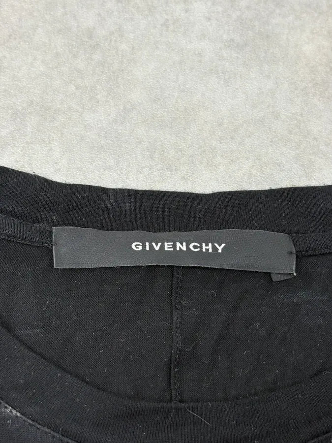 SS2011 Givenchy Black Cross Chains Silk T-Shirt by Riccardo Tisci wKUzlzV 7