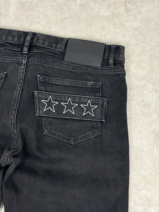 SS2017 Givenchy Black Denim Three-Star Jeans by Riccardo Tisci XaPmDqo 7