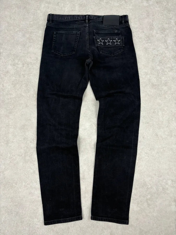 SS2017 Givenchy Black Denim Three-Star Jeans by Riccardo Tisci XaPmDqo 5