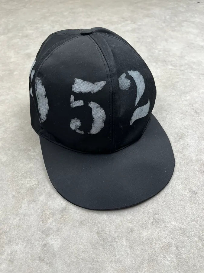 2010s Givenchy Black Faded Numbers Cap iPPPWVt 4