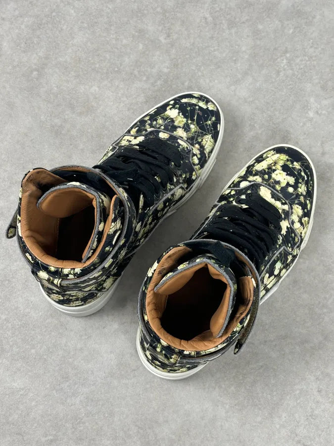 SS2015 Givenchy Tyson Black Floral High-Top Sneakers by Riccardo Tisci vlsslse 9