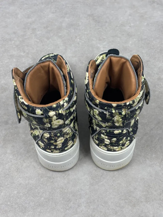 SS2015 Givenchy Tyson Black Floral High-Top Sneakers by Riccardo Tisci vlsslse 10