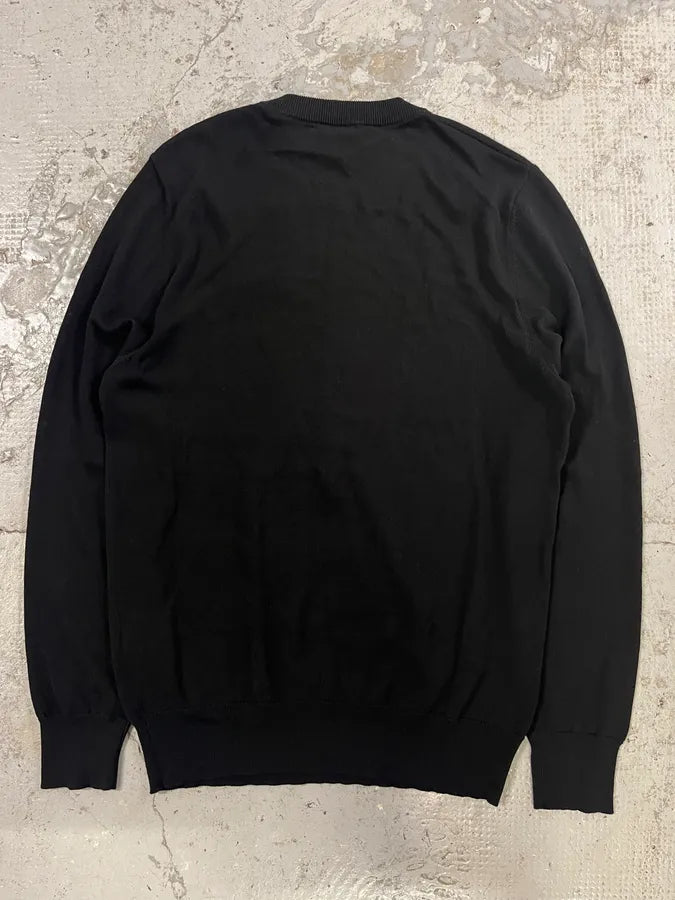 Givenchy Black Gold Buttoned Uniform Sweater (M) nQpUDFT 1