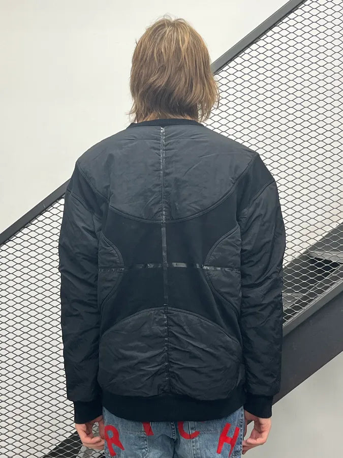 AW2014 Givenchy Black Hybrid Nylon Quilted Sweater by Riccardo Tisci HcmASlU 3