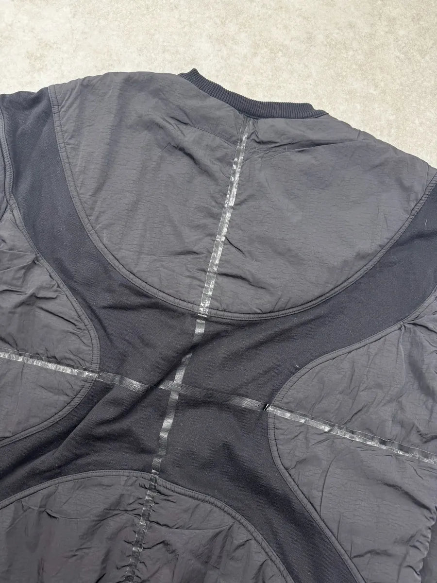 AW2014 Givenchy Black Hybrid Nylon Quilted Sweater by Riccardo Tisci HcmASlU 6