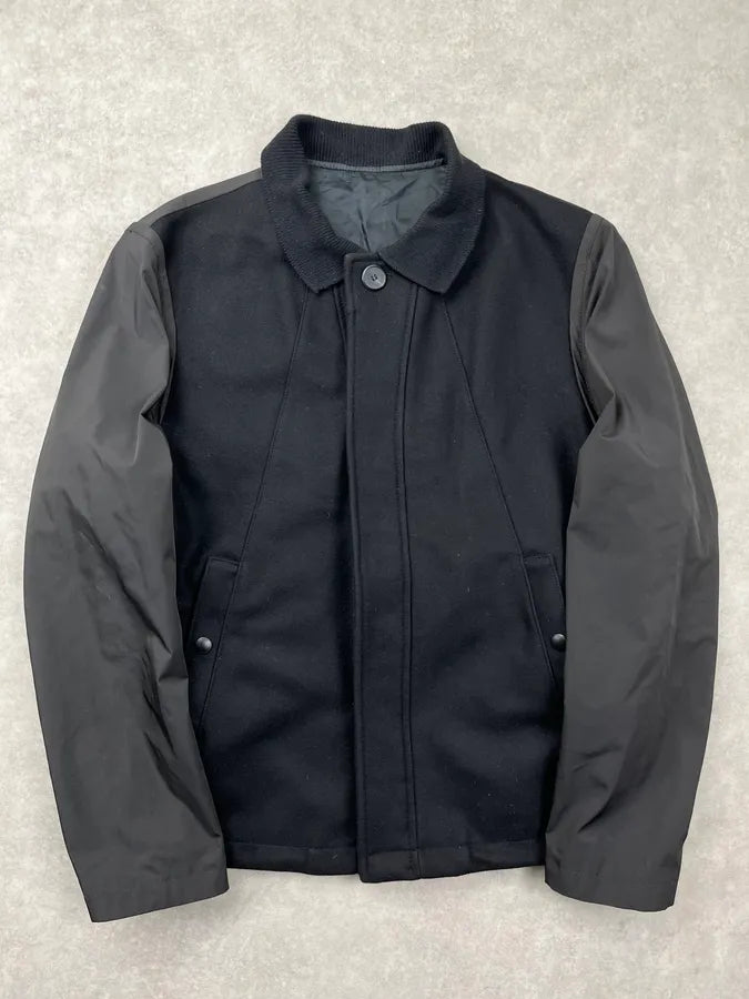 AW2011 Givenchy Black Hybrid Wool Jacket with Riccardo Tisci RUvZjIT 0