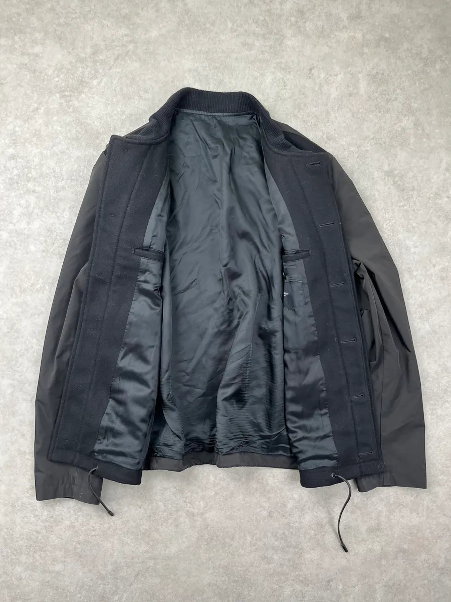 AW2011 Givenchy Black Hybrid Wool Jacket with Riccardo Tisci RUvZjIT 3