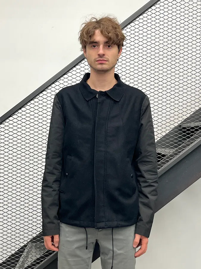 AW2011 Givenchy Black Hybrid Wool Jacket with Riccardo Tisci RUvZjIT 1
