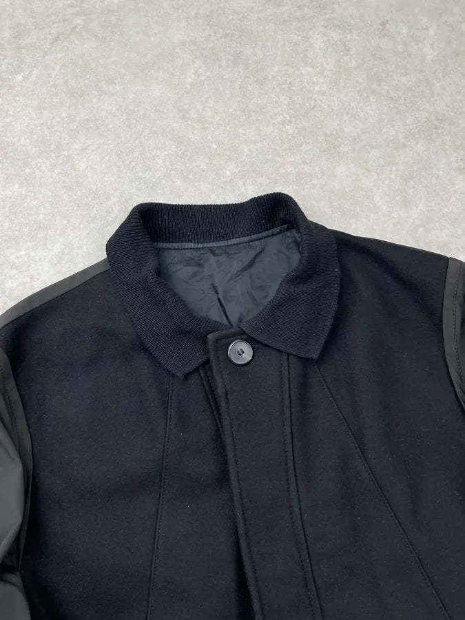 AW2011 Givenchy Black Hybrid Wool Jacket with Riccardo Tisci RUvZjIT 5