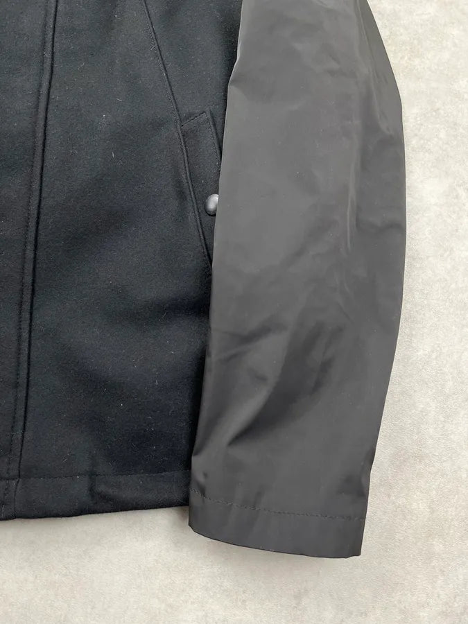 AW2011 Givenchy Black Hybrid Wool Jacket with Riccardo Tisci RUvZjIT 7
