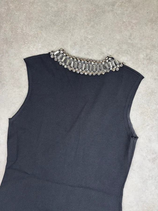 AW2014 Givenchy Black Knit Embellished Dress by Riccardo Tisci bnqBWfJ 5