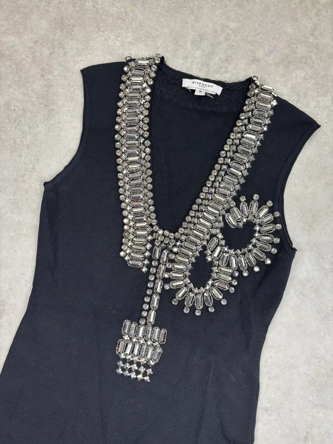 AW2014 Givenchy Black Knit Embellished Dress by Riccardo Tisci bnqBWfJ 3