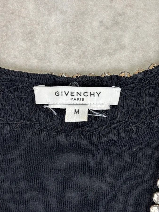 AW2014 Givenchy Black Knit Embellished Dress by Riccardo Tisci bnqBWfJ 8
