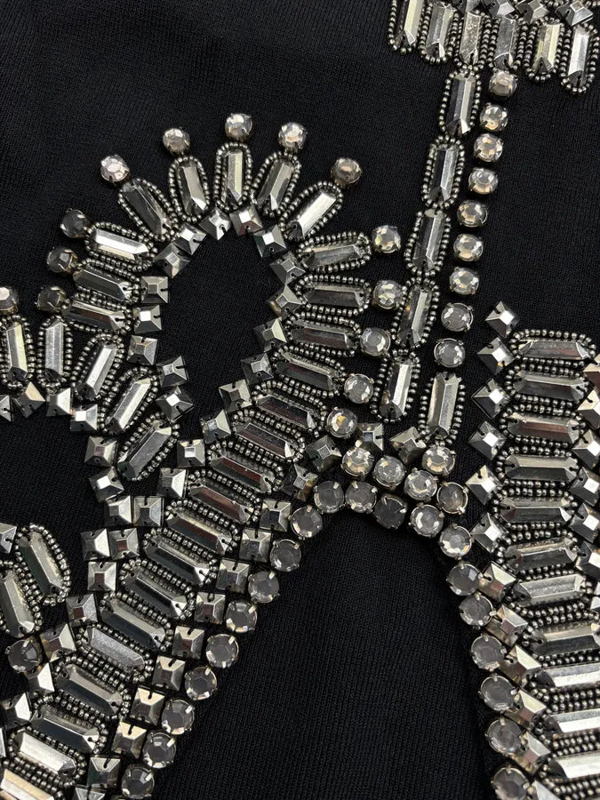 AW2014 Givenchy Black Knit Embellished Dress by Riccardo Tisci bnqBWfJ 7