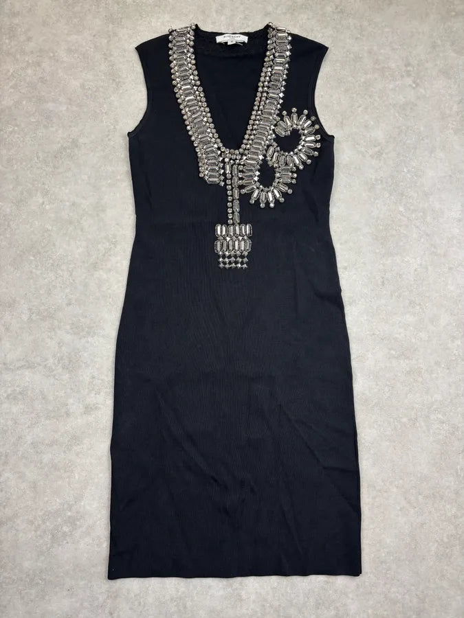 AW2014 Givenchy Black Knit Embellished Dress by Riccardo Tisci bnqBWfJ 0