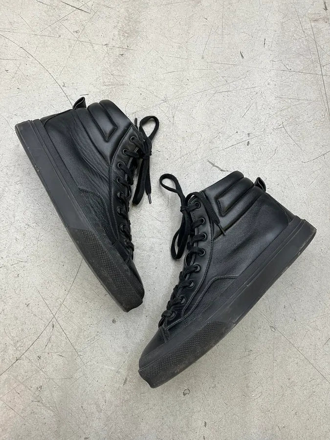 Givenchy Black Leather High Sneakers wLAWARu 1