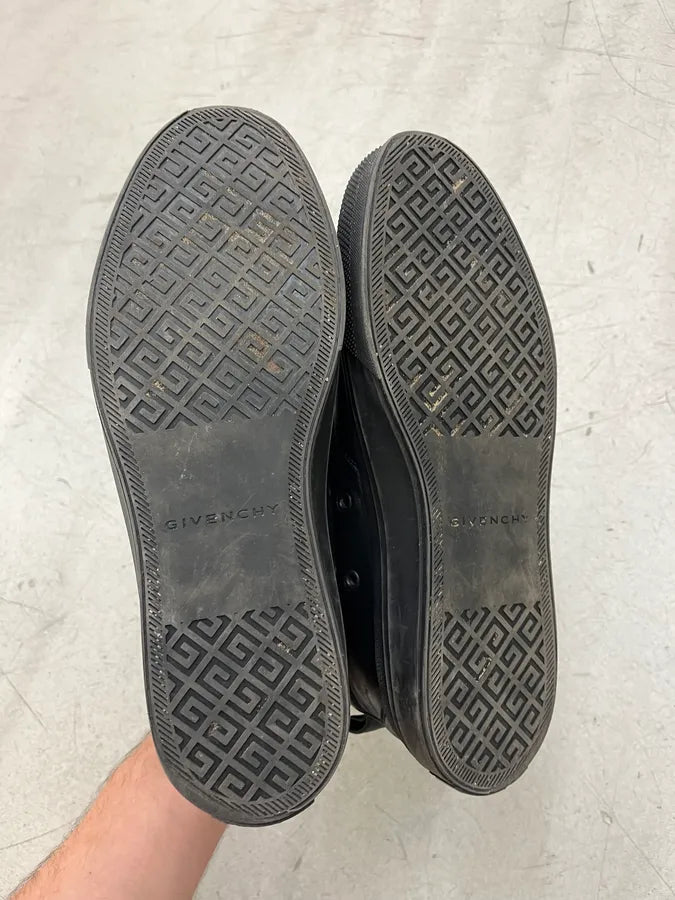 Givenchy Black Leather High Sneakers wLAWARu 5