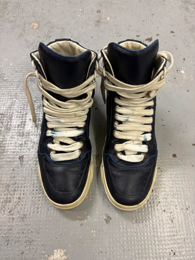 Givenchy Tyson Navy Leather High Sneakers MgniXqQ 1