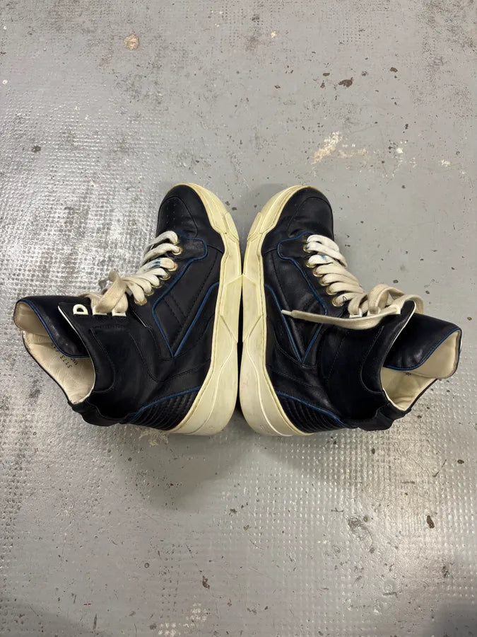 Givenchy Tyson Navy Leather High Sneakers MgniXqQ 5