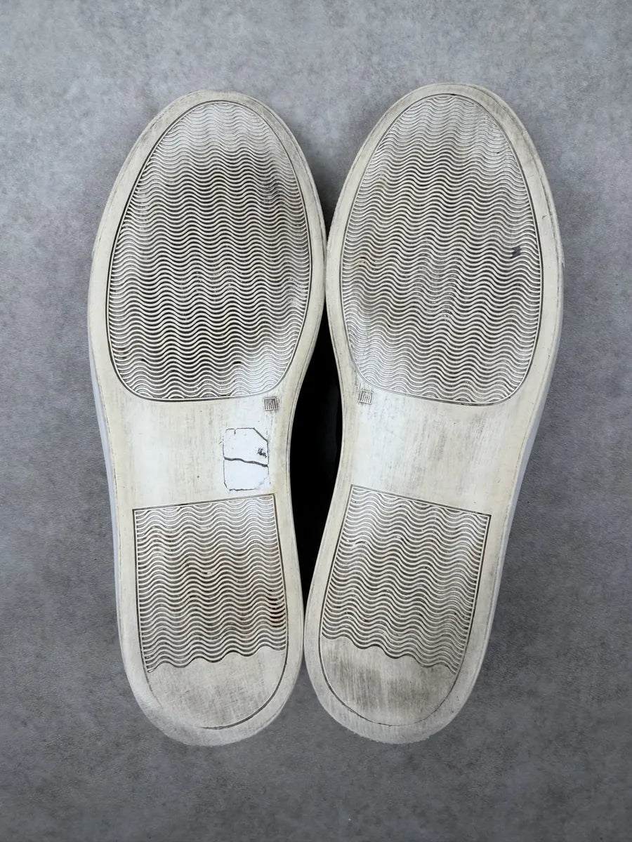 2010s Givenchy Black Leather Star Slip-On Sneakers by Riccardo Tisci TkdIxSK 6