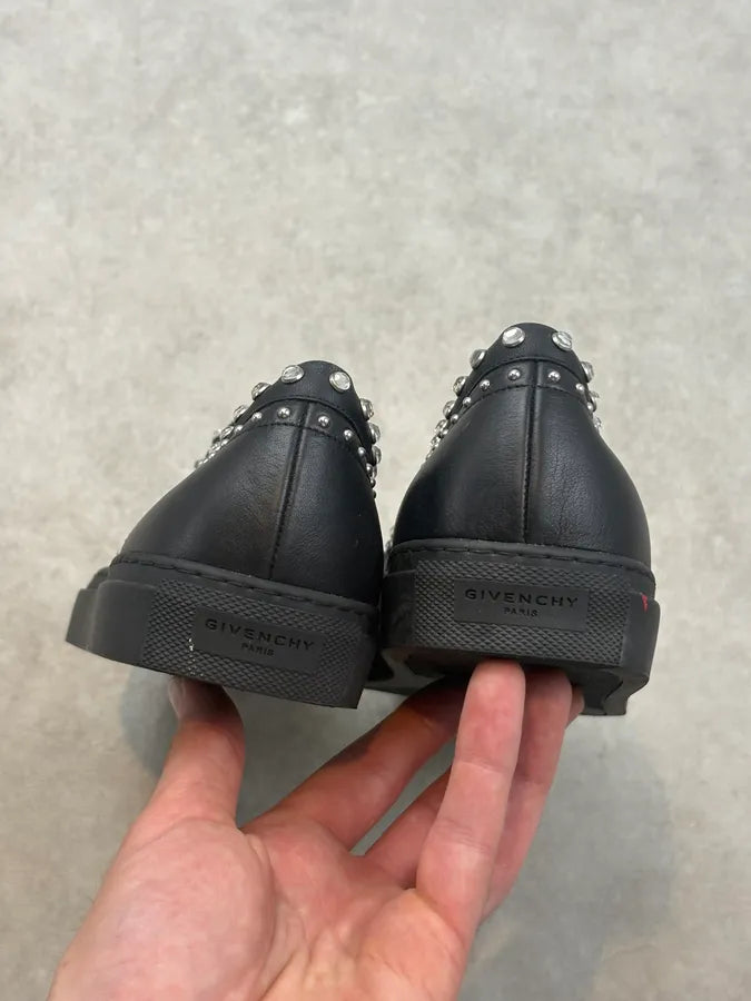 2010s Givenchy Black Leather Studded Loafers by Riccardo Tisci BHXYfqy 5