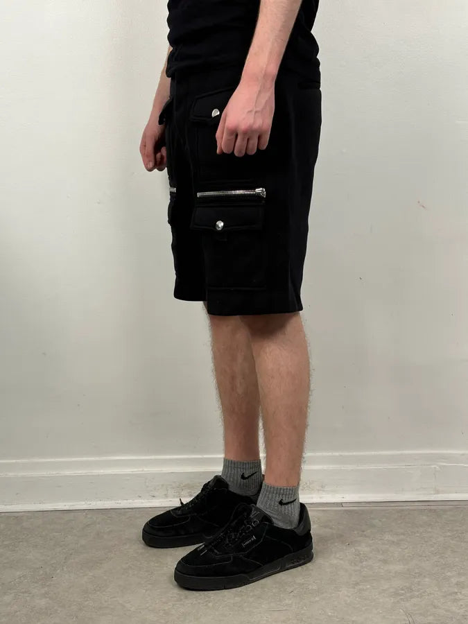 SS2018 Givenchy Sample Black Neoprene Cargo Shorts RUxfGmH 2