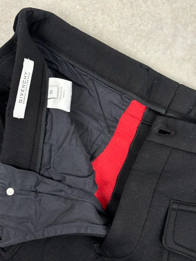 SS2018 Givenchy Sample Black Neoprene Cargo Shorts RUxfGmH 10