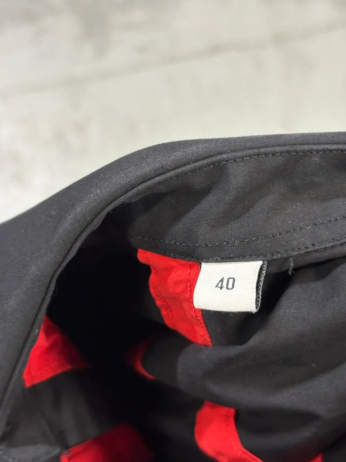 AW2015 Givenchy Black Red Contrast Stitch Shirt by Riccardo Tisci fuViXru 8