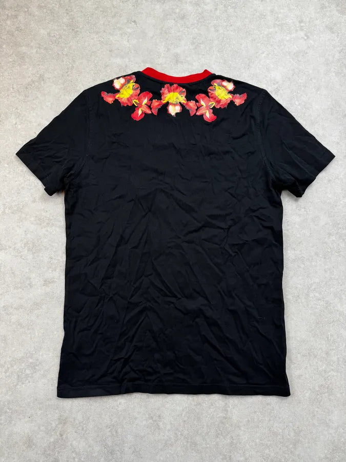 SS2013 Givenchy Black Orange Floral Star T-Shirt by Riccardo Tisci BpAAocF 1