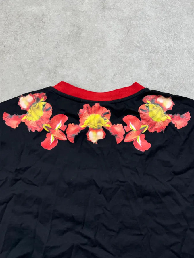 SS2013 Givenchy Black Orange Floral Star T-Shirt by Riccardo Tisci BpAAocF 7