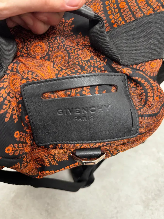 Givenchy Black Presley Orange Handle Backpack by Riccardo Tisci xbNYLbP 10