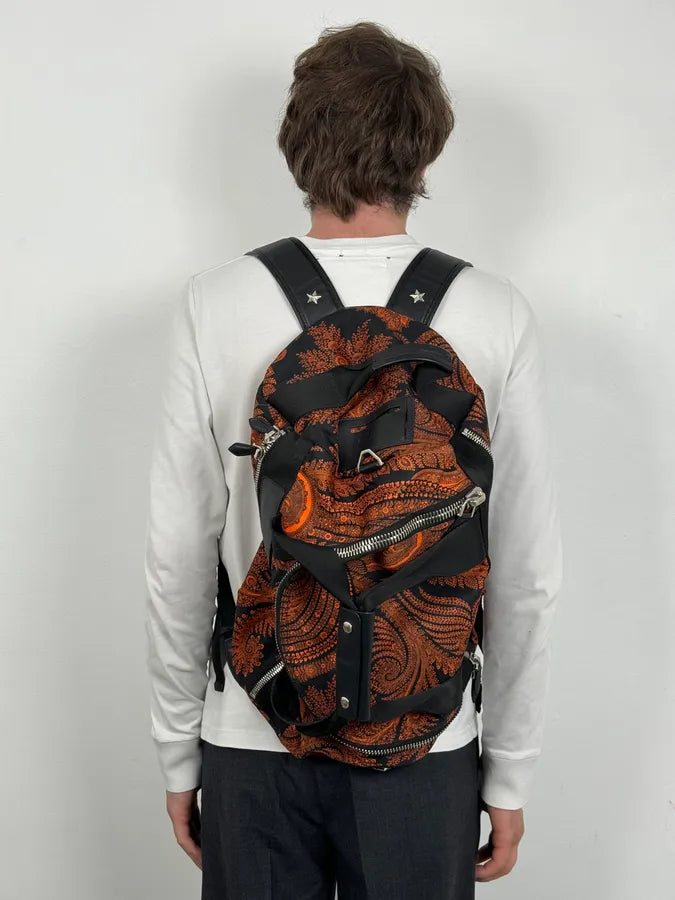 Givenchy Black Presley Orange Handle Backpack by Riccardo Tisci xbNYLbP 0