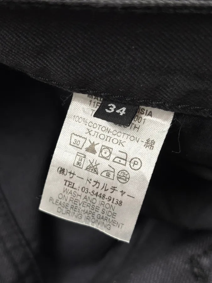 AW2011 Givenchy Black Cross Print Star Jeans by Riccardo Tisci ngARnfb 10