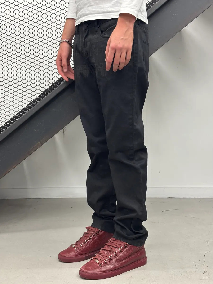 AW2011 Givenchy Black Cross Print Star Jeans by Riccardo Tisci ngARnfb 2