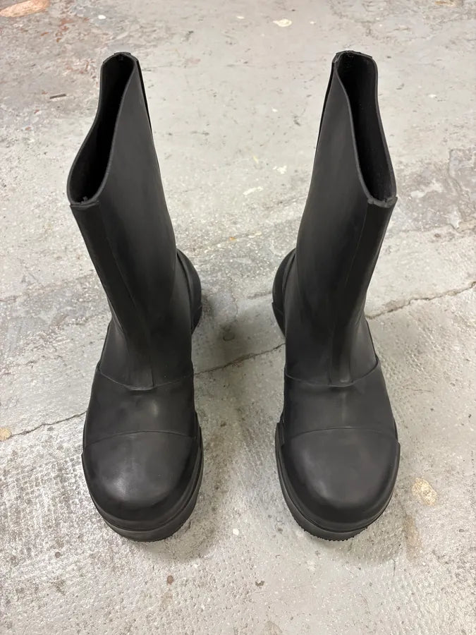 Givenchy Rubber Ankle Black Rain Boots YkmtQoU 1