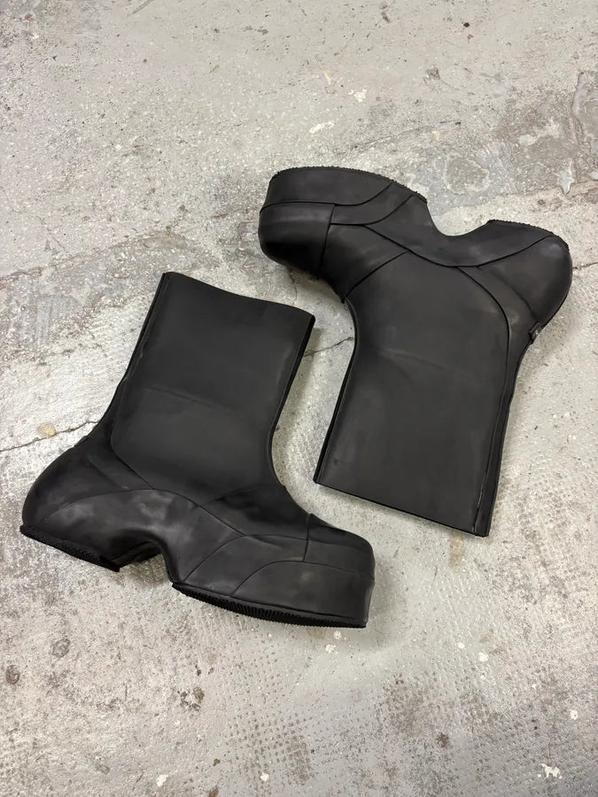 Givenchy Rubber Ankle Black Rain Boots YkmtQoU 5