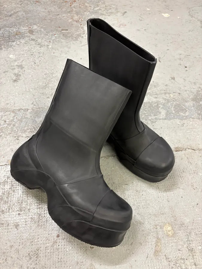 Givenchy Rubber Ankle Black Rain Boots YkmtQoU 4
