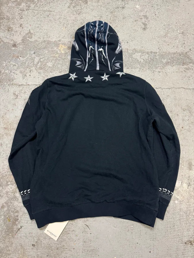 Givenchy Black Star Christ Hoodie by Riccardo Tisci – Dolce Vita Hub