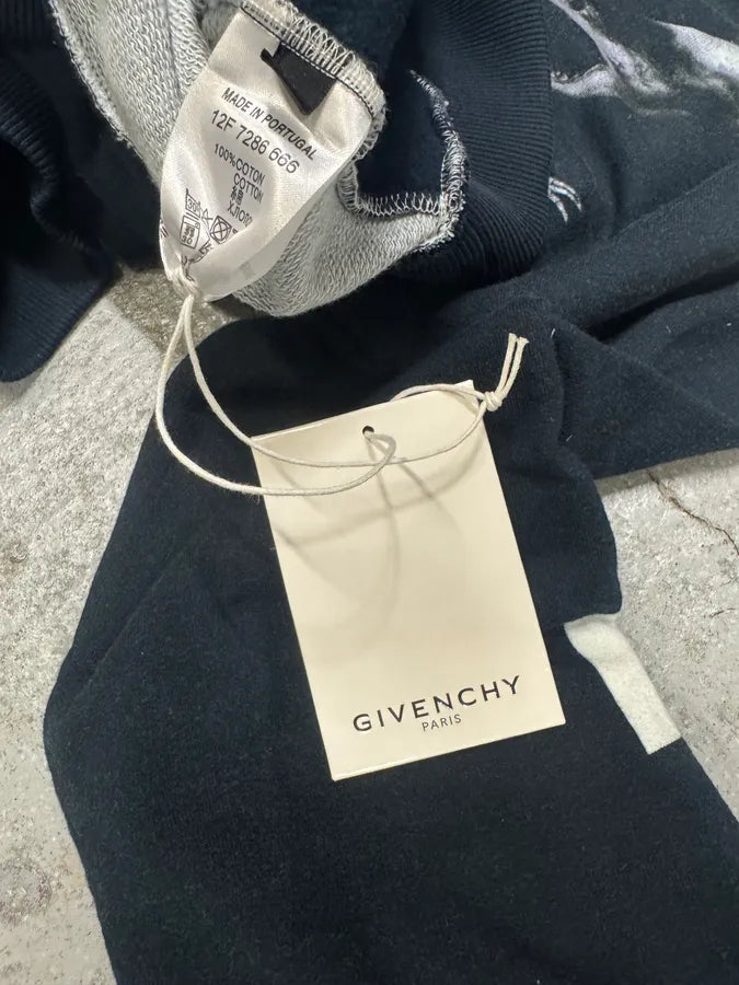 Givenchy Black Star Christ Hoodie by Riccardo Tisci (L) hjhrOyw 8
