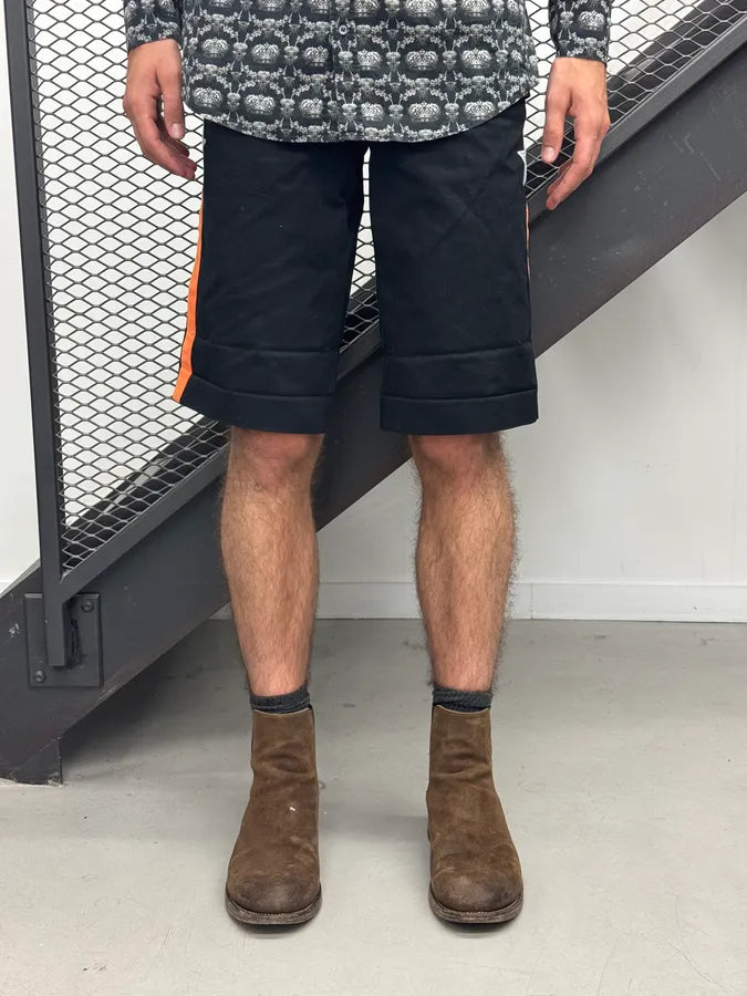 SS2015 Givenchy Black Star Orange Side Shorts by Riccardo Tisci POHwHik 1