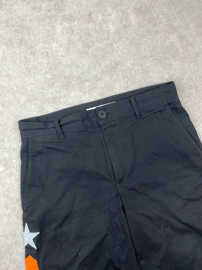 SS2015 Givenchy Black Star Orange Side Shorts by Riccardo Tisci POHwHik 4