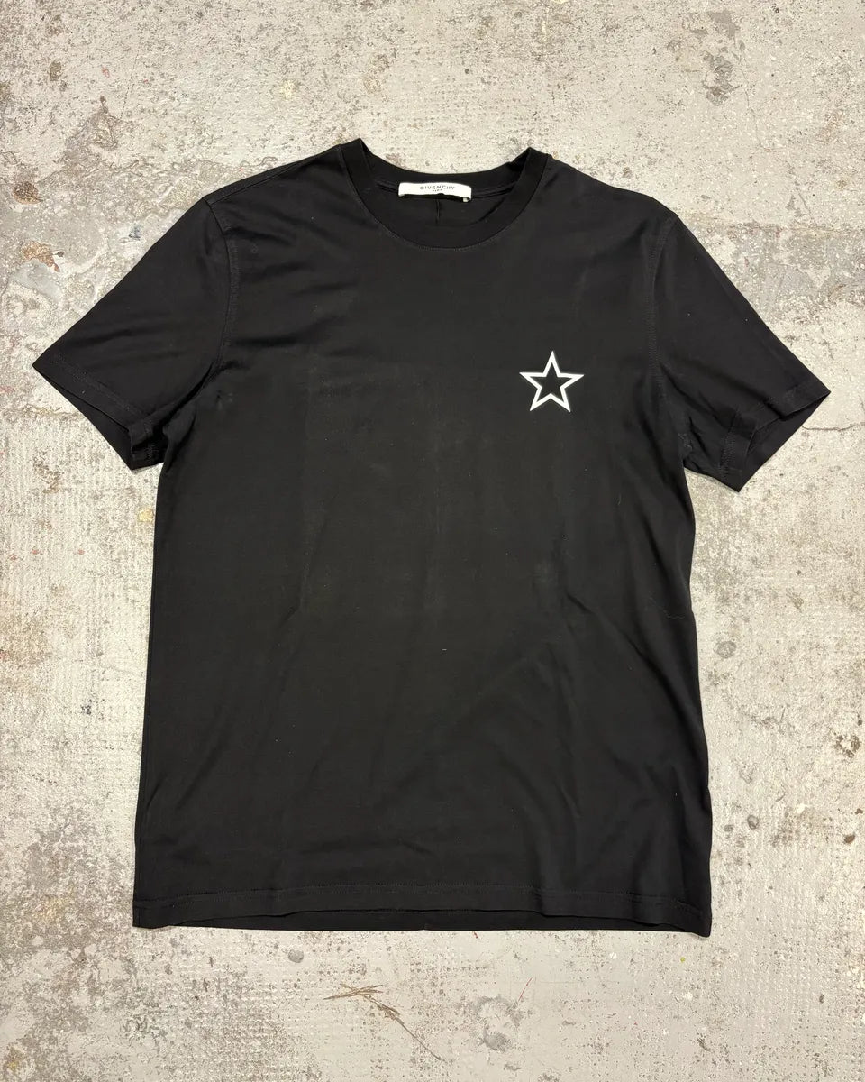 SS2017 Givenchy Black Star T-Shirt by Riccardo Tisci ltvGymr 0