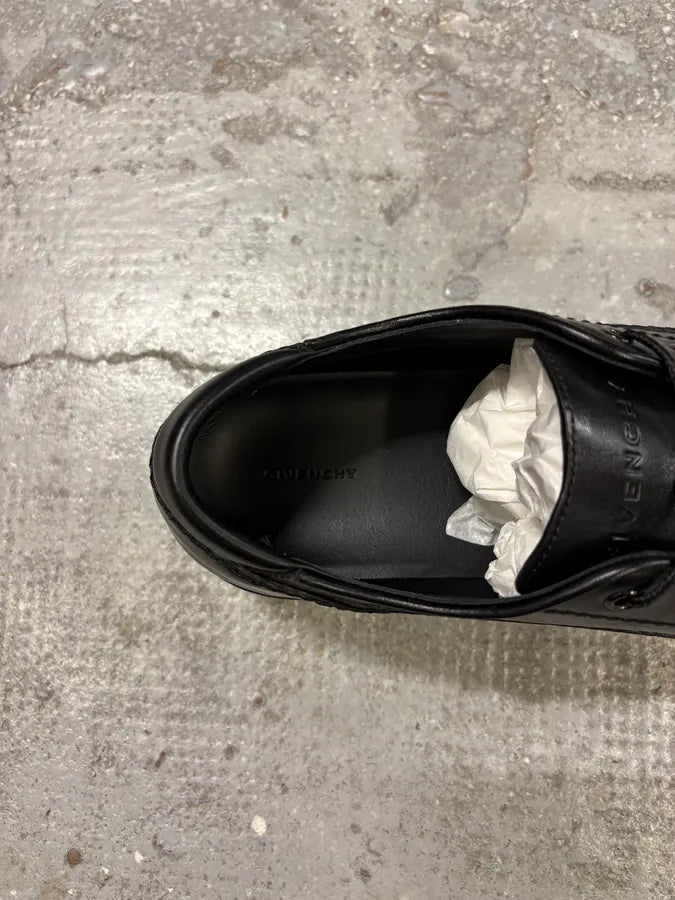 Givenchy Black Storm Leather Derbies ZJFcQTf 9