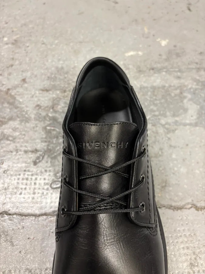 Givenchy Black Storm Leather Derbies ZJFcQTf 7