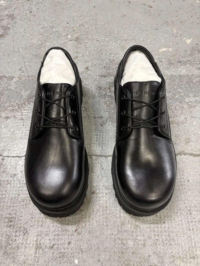 Givenchy Black Storm Leather Derbies ZJFcQTf 1